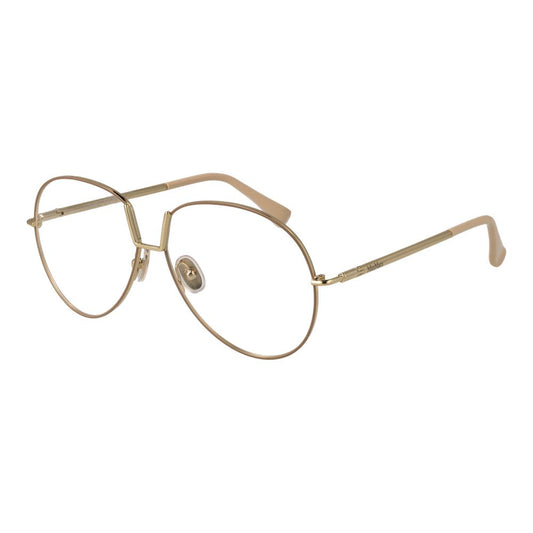 Occhiali da vista in metallo beige Max Mara (montatura)
