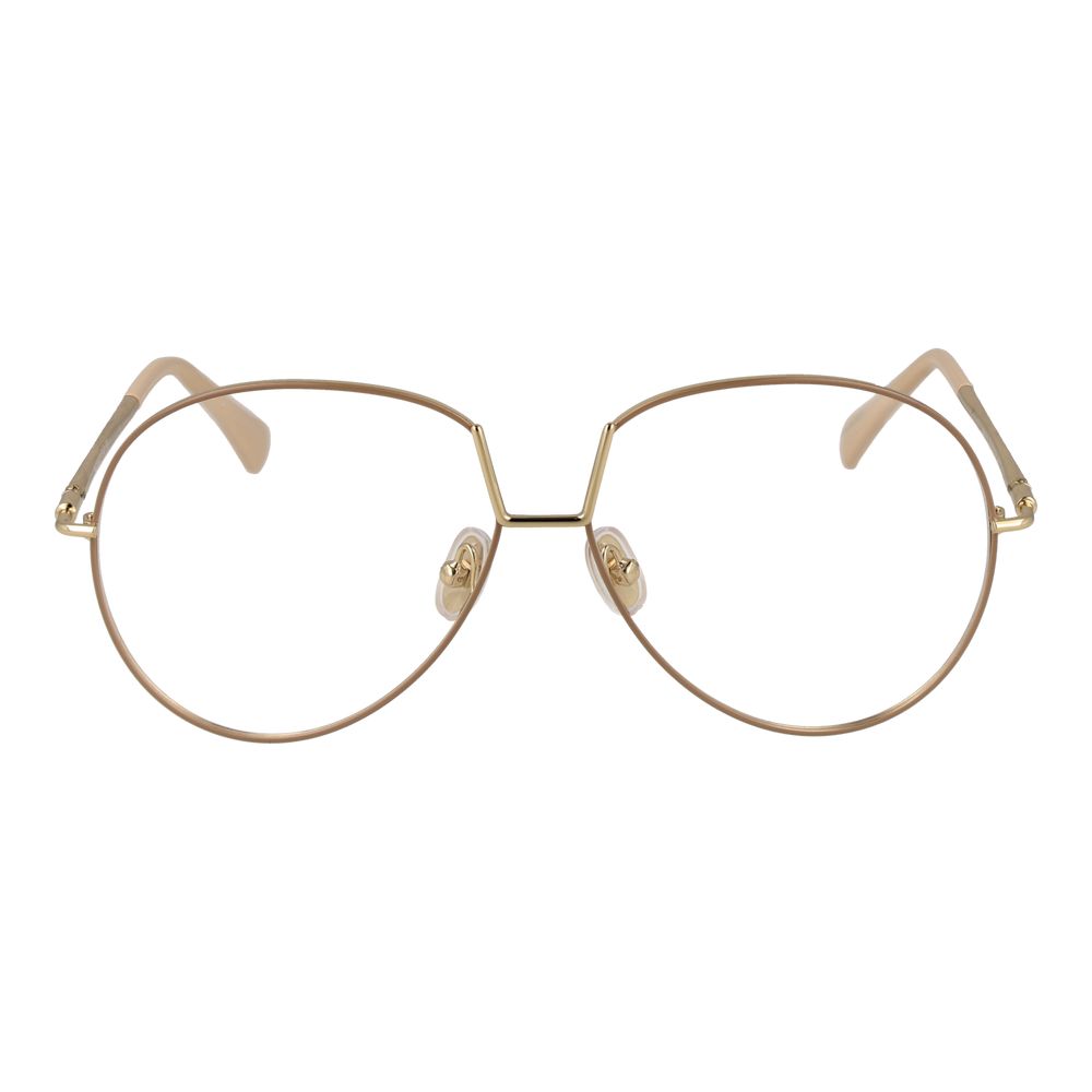 Occhiali da vista in metallo beige Max Mara (montatura)