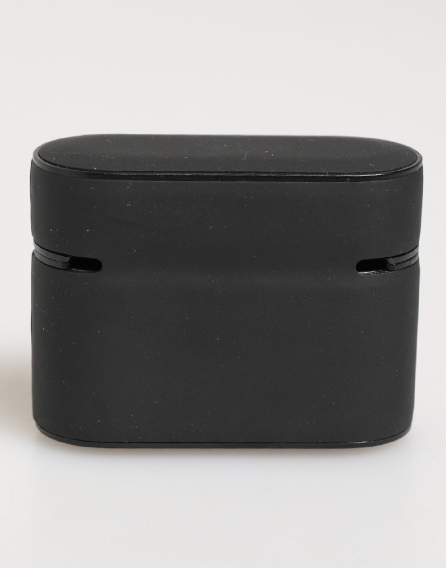 Custodia per Airpods Dolce &amp; Gabbana con logo in gomma goffrata nero menta