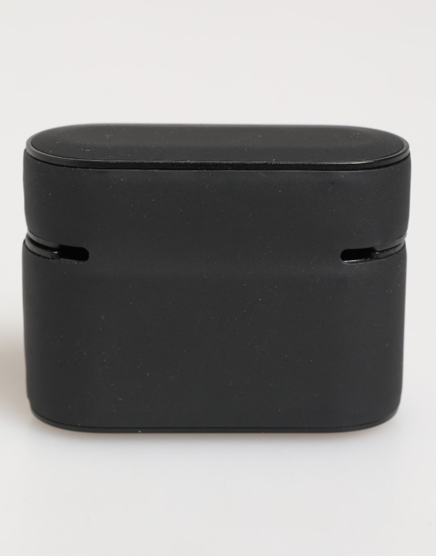 Custodia per Airpods Dolce &amp; Gabbana con logo in gomma nero-arancione in rilievo