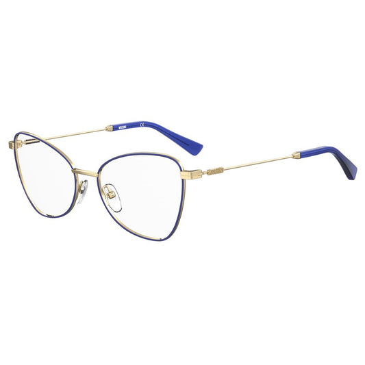 Occhiali da vista in metallo blu Moschino (montatura)