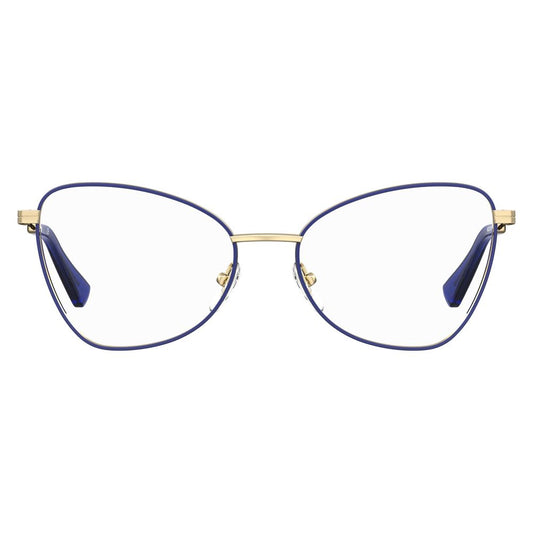 Occhiali da vista in metallo blu Moschino (montatura)