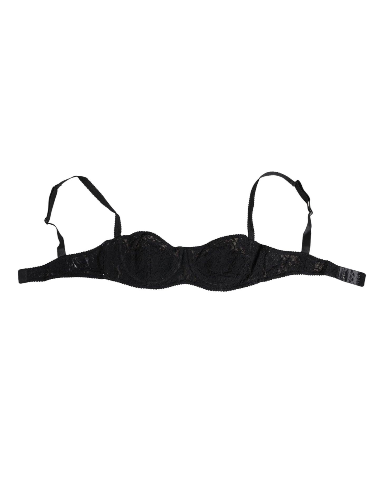 Dolce &amp; Gabbana Reggiseno con ferretto in pizzo nero Lingerie Intimo