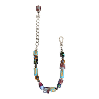 Collana in ottone e zama con perline in vetro di Murano multicolore Dolce &amp; Gabbana