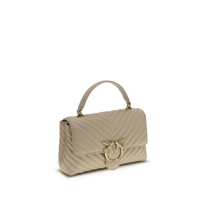 Portafoglio PINKO Bos Taurus in pelle di vitello beige
