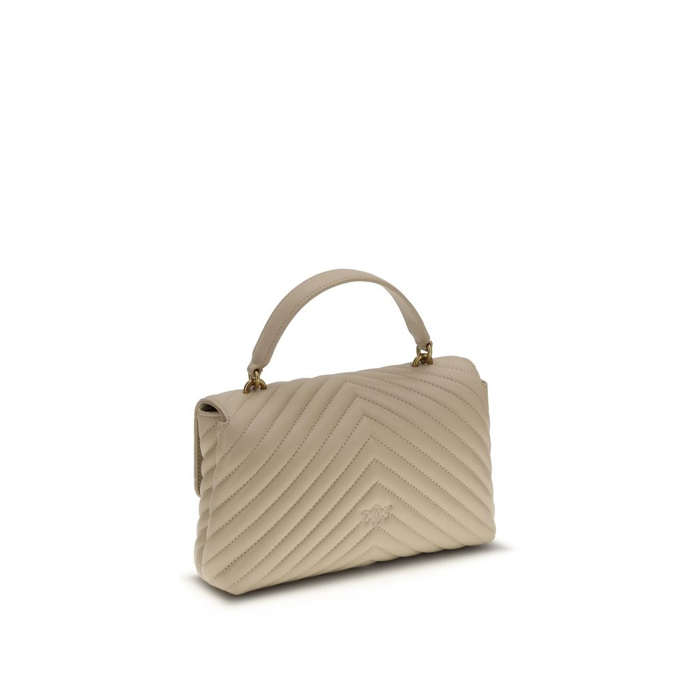 Portafoglio PINKO Bos Taurus in pelle di vitello beige