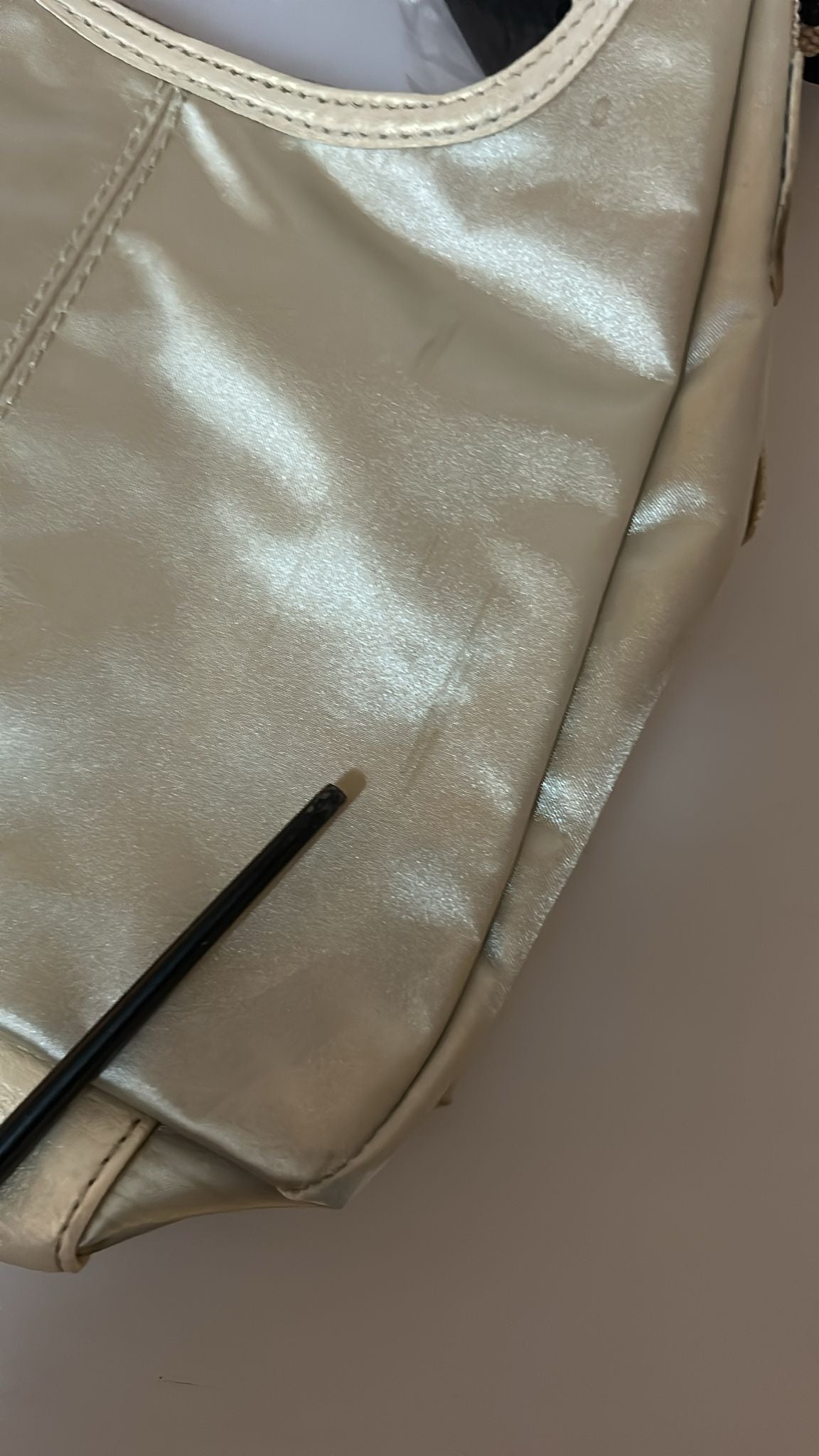 Borsa a tracolla in tessuto WAYFARER bianca
