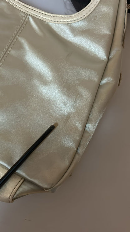 Borsa a tracolla in tessuto WAYFARER bianca