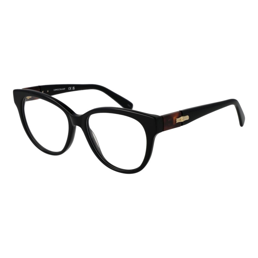 Occhiali da vista Longchamp in acetato nero (montatura)