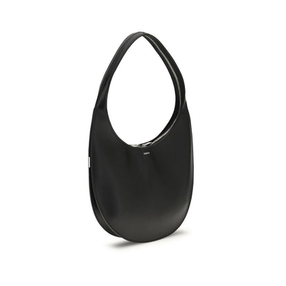 Borsa a tracolla Coperni Bos Taurus in pelle di vitello nera