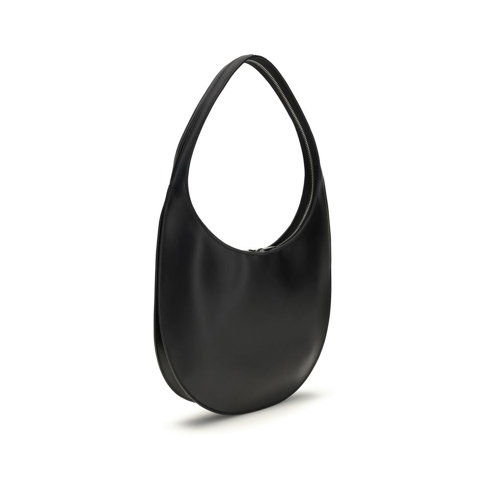 Borsa a tracolla Coperni Bos Taurus in pelle di vitello nera