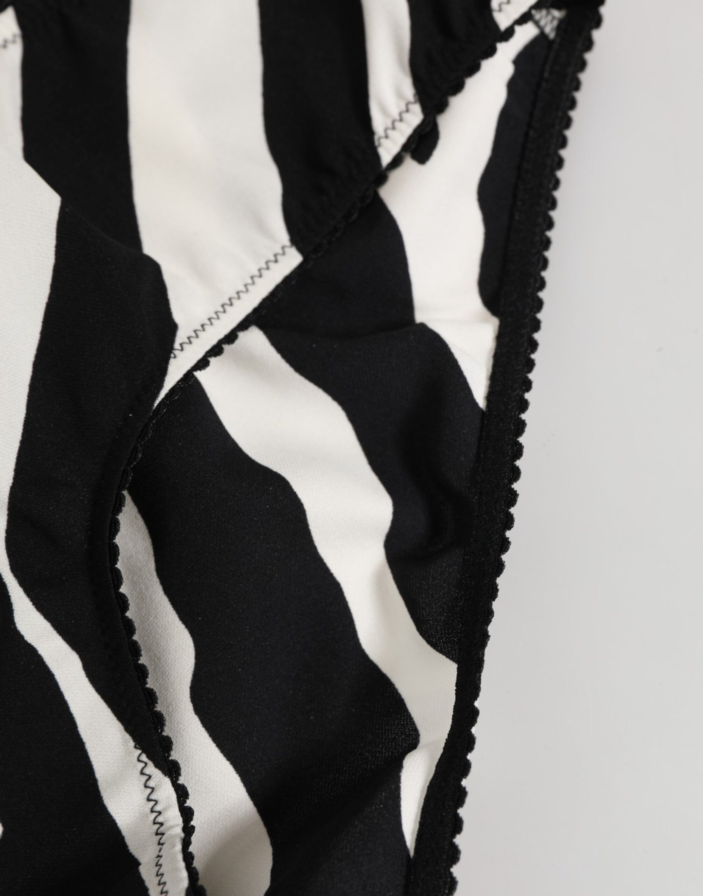 Dolce &amp; Gabbana Slip intimo con stampa zebrata nera e bianca