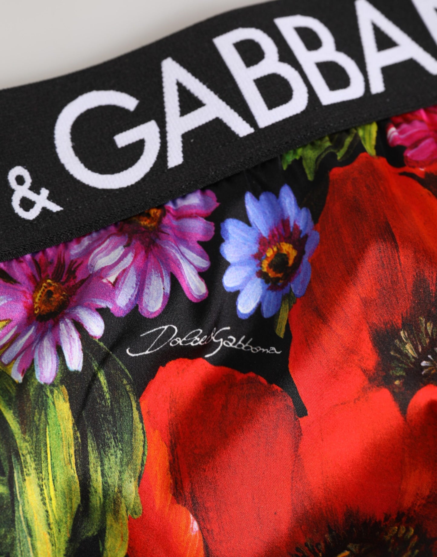 Dolce &amp; Gabbana Mutandine a vita alta con stampa floreale multicolore