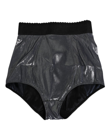 Dolce & Gabbana Slip in seta elasticizzata grigia