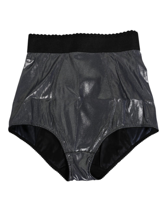 Dolce & Gabbana Slip in seta elasticizzata grigia