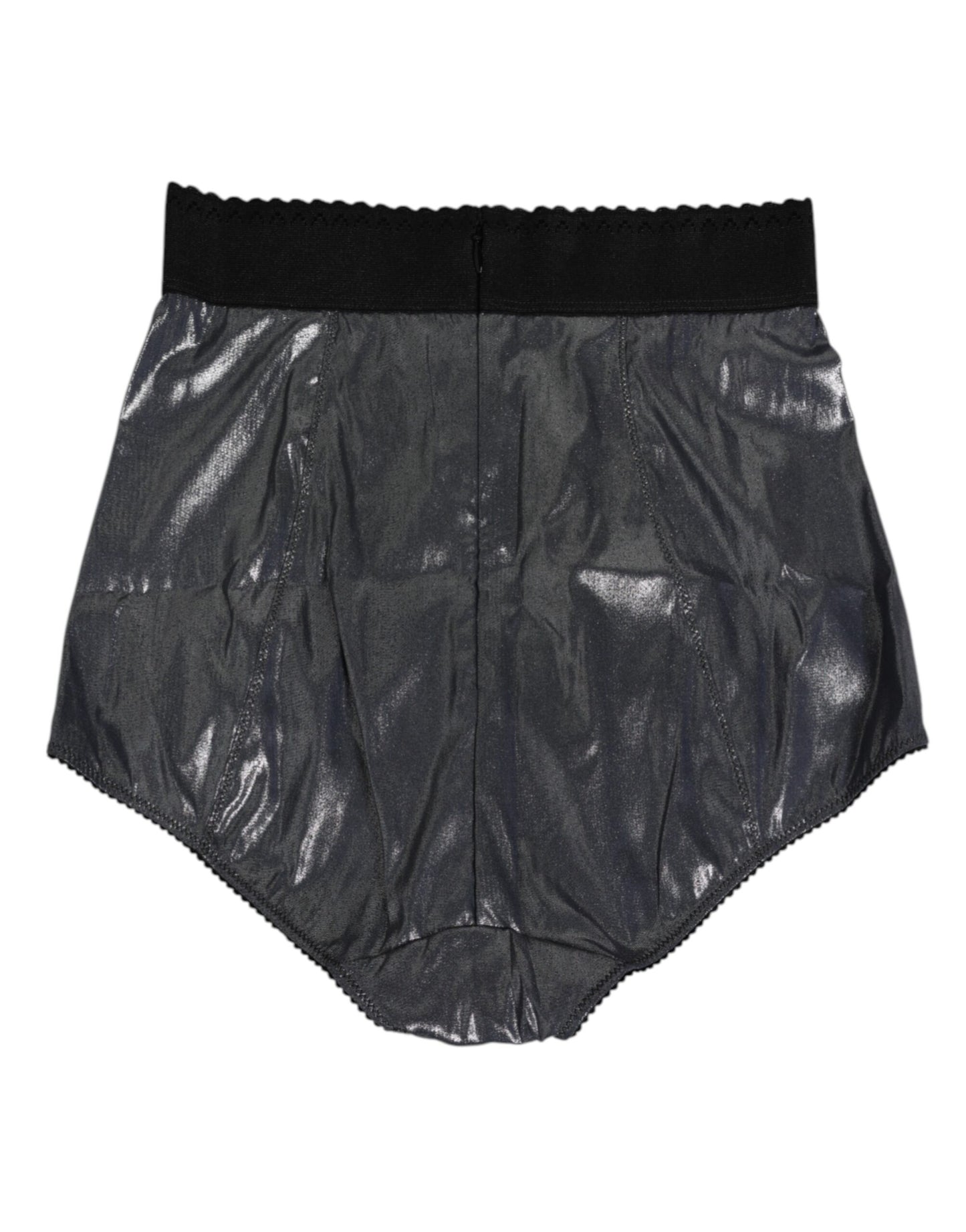 Dolce & Gabbana Slip in seta elasticizzata grigia
