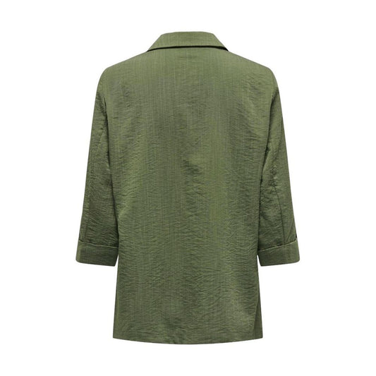 Solo blazer in viscosa verde