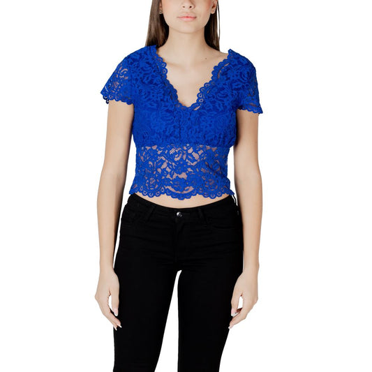 Morgan De Toi Top in poliammide blu