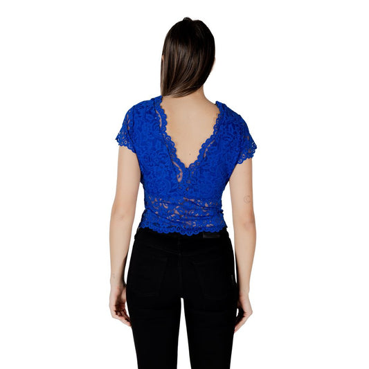 Morgan De Toi Top in poliammide blu