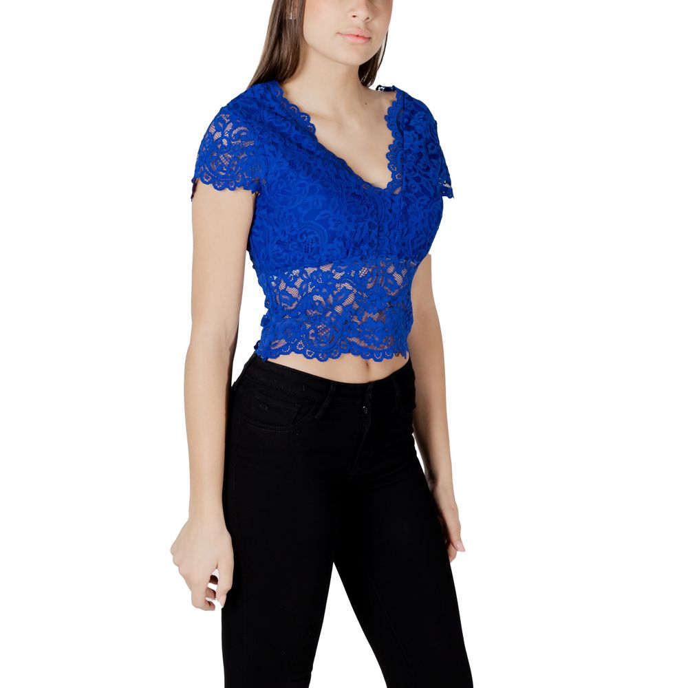 Morgan De Toi Top in poliammide blu