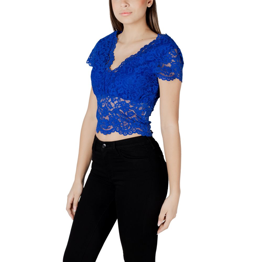 Morgan De Toi Top in poliammide blu