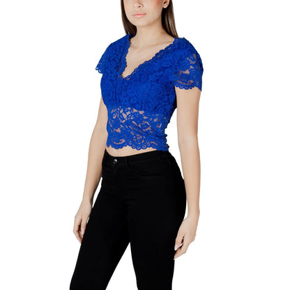 Morgan De Toi Top in poliammide blu
