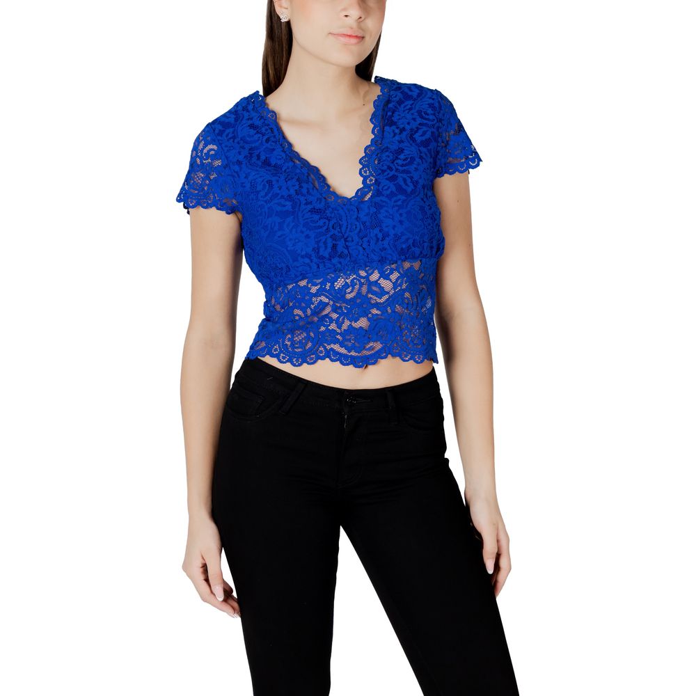 Morgan De Toi Top in poliammide blu