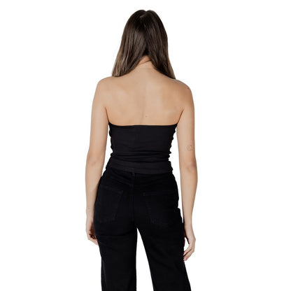 Top in cotone riciclato nero Calvin Klein Jeans
