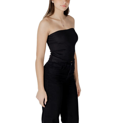 Top in cotone riciclato nero Calvin Klein Jeans