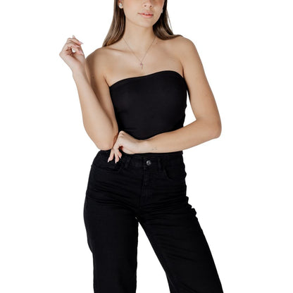 Top in cotone riciclato nero Calvin Klein Jeans
