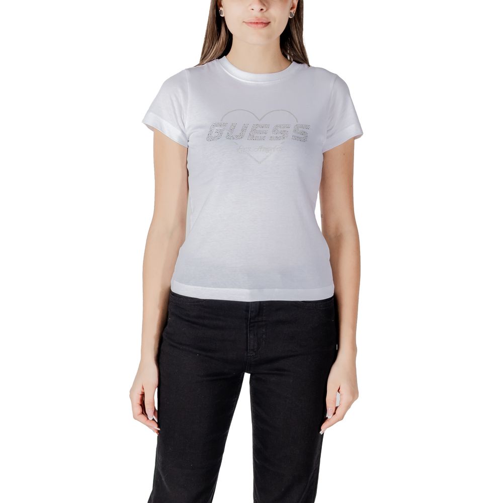 Maglietta Guss Active in cotone bianco
