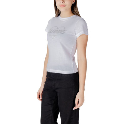 Maglietta Guss Active in cotone bianco