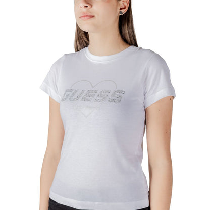 Maglietta Guss Active in cotone bianco