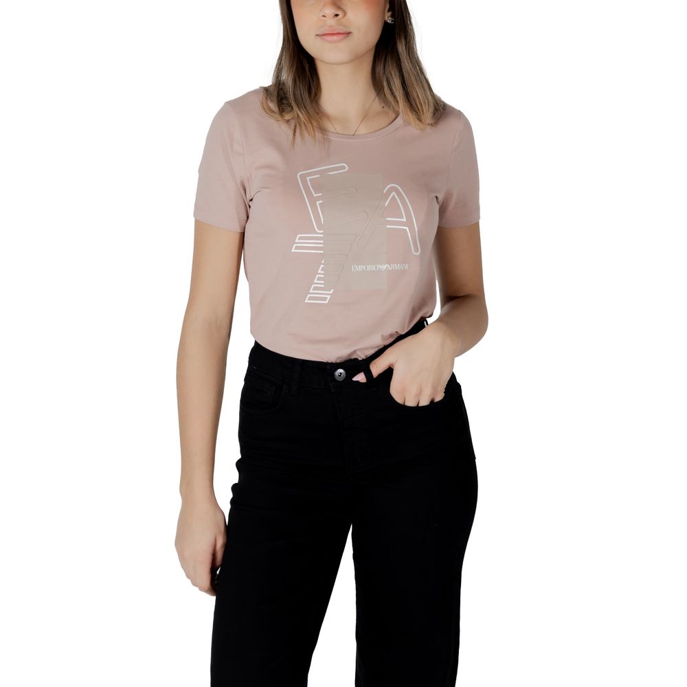 EA7 Emporio Armani Abbigliamento sportivo in cotone rosa