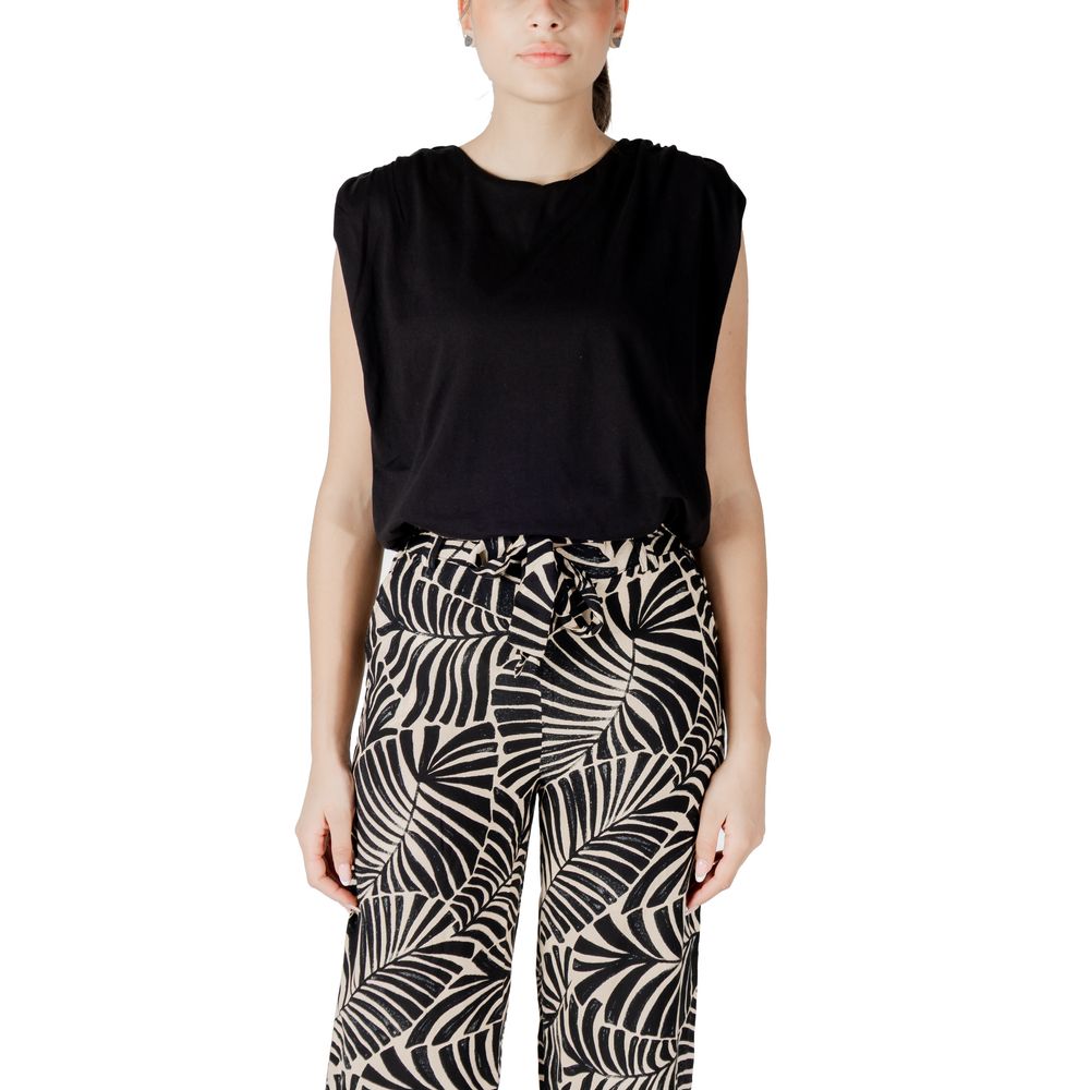 Top in cotone nero Jacqueline De Yong