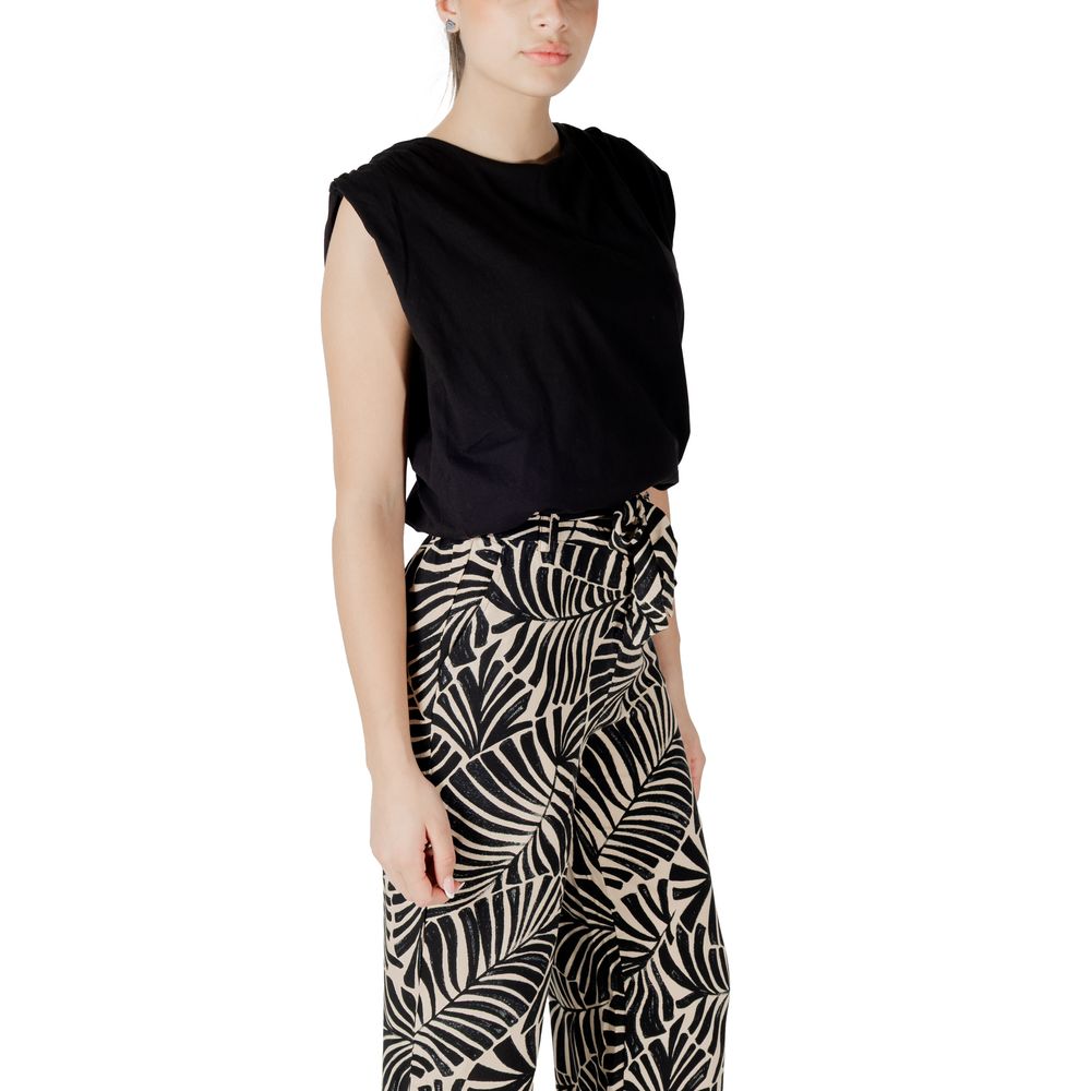 Top in cotone nero Jacqueline De Yong