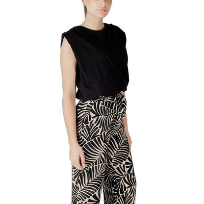Top in cotone nero Jacqueline De Yong
