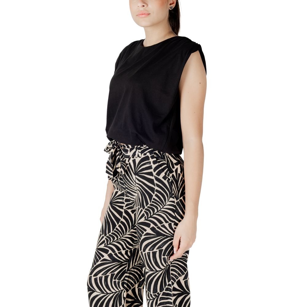 Top in cotone nero Jacqueline De Yong