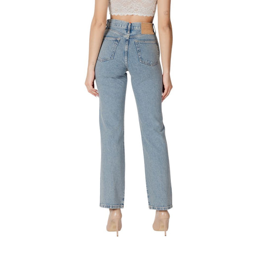 Solo jeans blu in cotone Mom