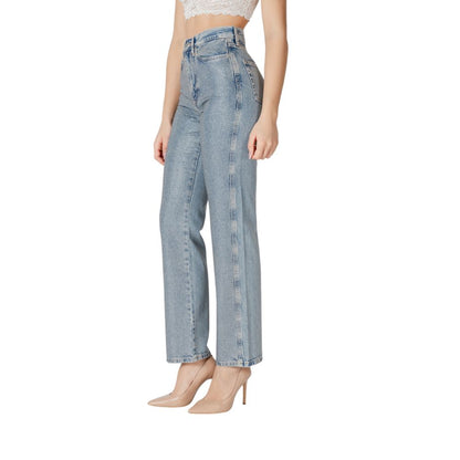 Solo jeans blu in cotone Mom