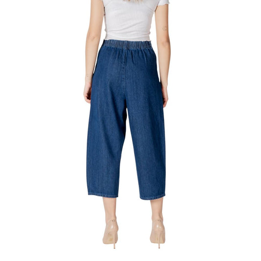 Solo jeans in cotone blu denim