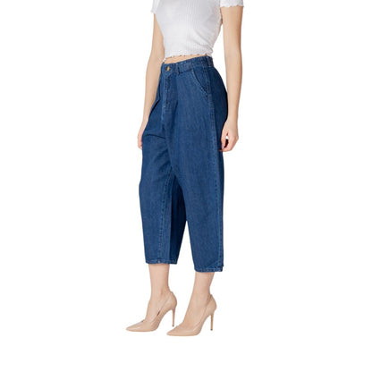 Solo jeans in cotone blu denim
