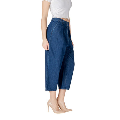 Solo jeans in cotone blu denim