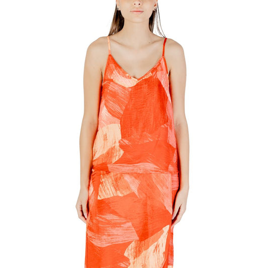 Top in poliammide rosso Vila Clothes