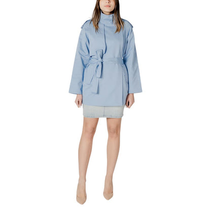 Parka in cotone blu Morgan De Toi