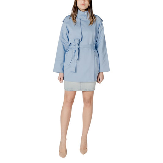Parka in cotone blu Morgan De Toi