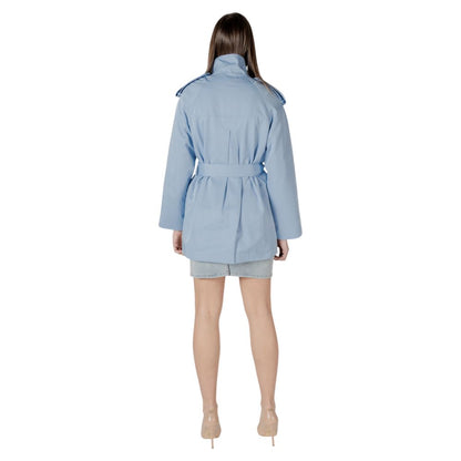 Parka in cotone blu Morgan De Toi