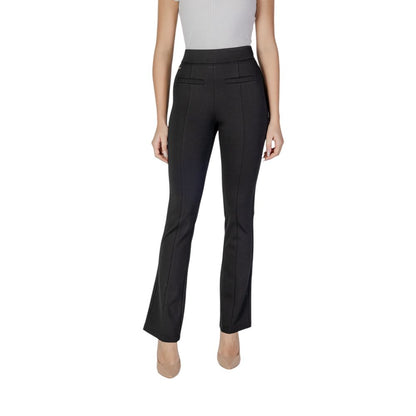 Pantaloni skinny in viscosa nera Street One