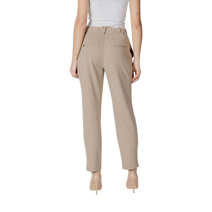 Pantaloni in viscosa beige Street One