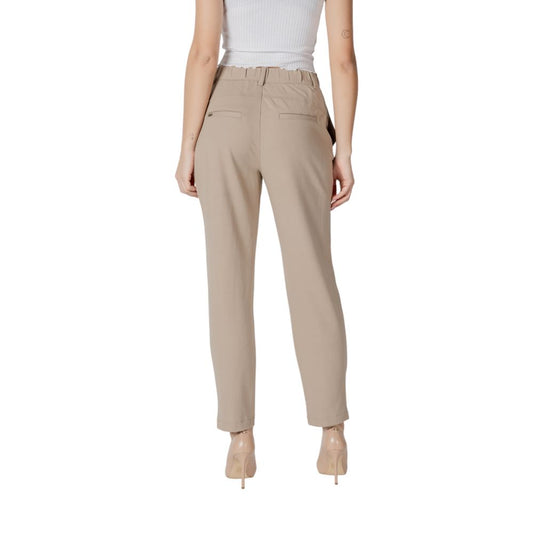 Pantaloni in viscosa beige Street One